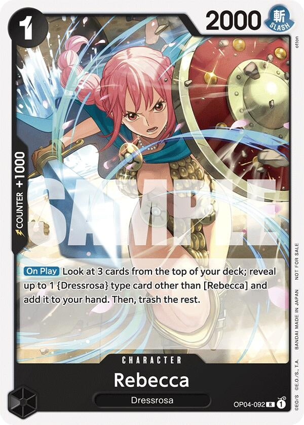 Image for Rebecca (Tournament Pack 2025 Vol. 2) (One Piece Promotion Cards) (OP04-092) - One Piece Card Game