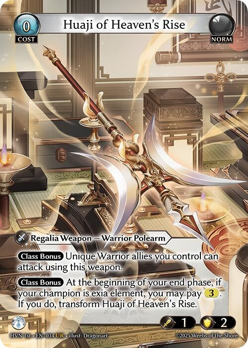 Image for Huaji of Heaven's Rise // Huaji of Abyssal Fall (Abyssal Heaven) (014) - Grand Archive TCG
