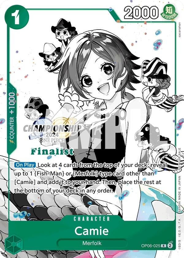 Image for Camie (Championship 2024 Finalist Card Set Vol. 2) (One Piece Promotion Cards) (OP06-025) - One Piece Card Game