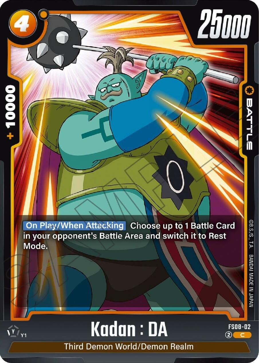 Image for Kadan : DA (Starter Deck 8: Vegeta (Mini) Super Saiyan 3) (FS08-02) - Dragon Ball Super: Fusion World
