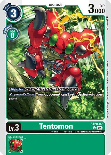 Image for Tentomon (ST-20) (ST20-07 C) - Digimon Card Game
