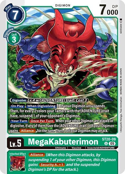 Image for MegaKabuterimon (ST-20) (ST20-09 U) - Digimon Card Game