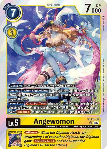 Image for Angewomon (ST-20) (ST20-06 SR) - Digimon Card Game