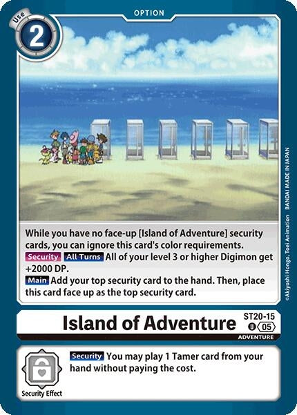 Image for Island of Adventure (ST-20) (ST20-15 U) - Digimon Card Game