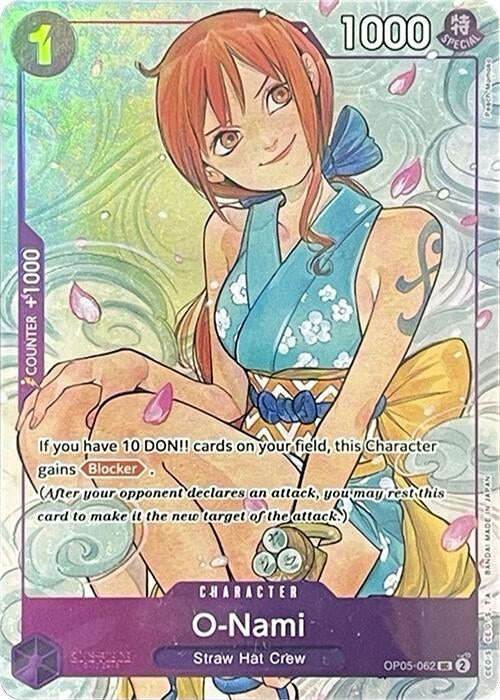 Image for O-Nami (Illustration Box Vol.1) (One Piece Promotion Cards) (OP05-062) - One Piece Card Game