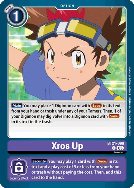 Image for Xros Up (BT21) (BT21-099 C) - Digimon Card Game