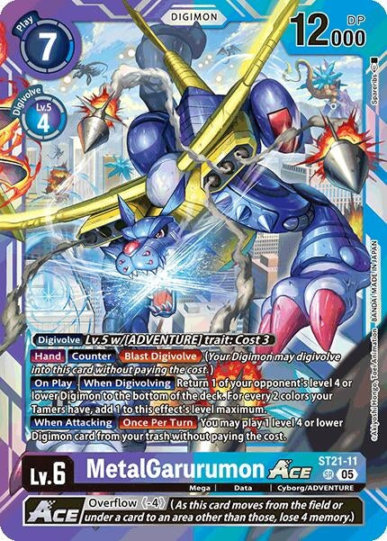 Image for MetalGarurumon ACE (ST-21) (ST21-11 SR) - Digimon Card Game