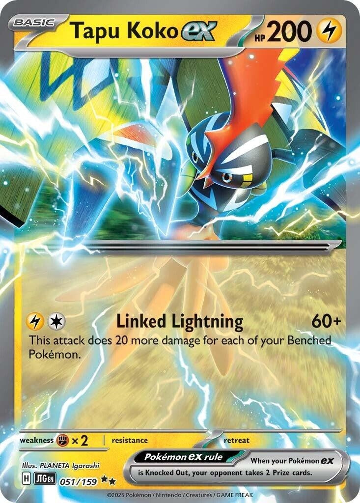 Image for Tapu Koko ex (SV09: Journey Together) (051/159) - Pokemon
