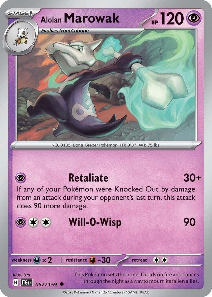 Image for Alolan Marowak (SV09: Journey Together) (057/159) - Pokemon