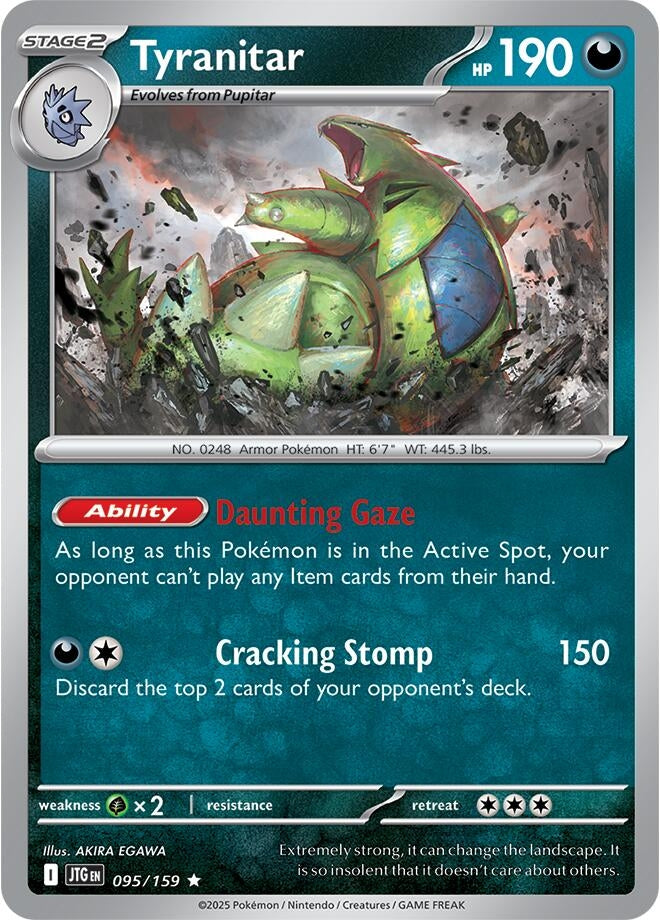 Image for Tyranitar (SV09: Journey Together) (095/159) - Pokemon