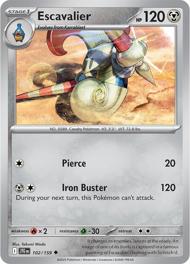 Image for Escavalier (SV09: Journey Together) (102/159) - Pokemon