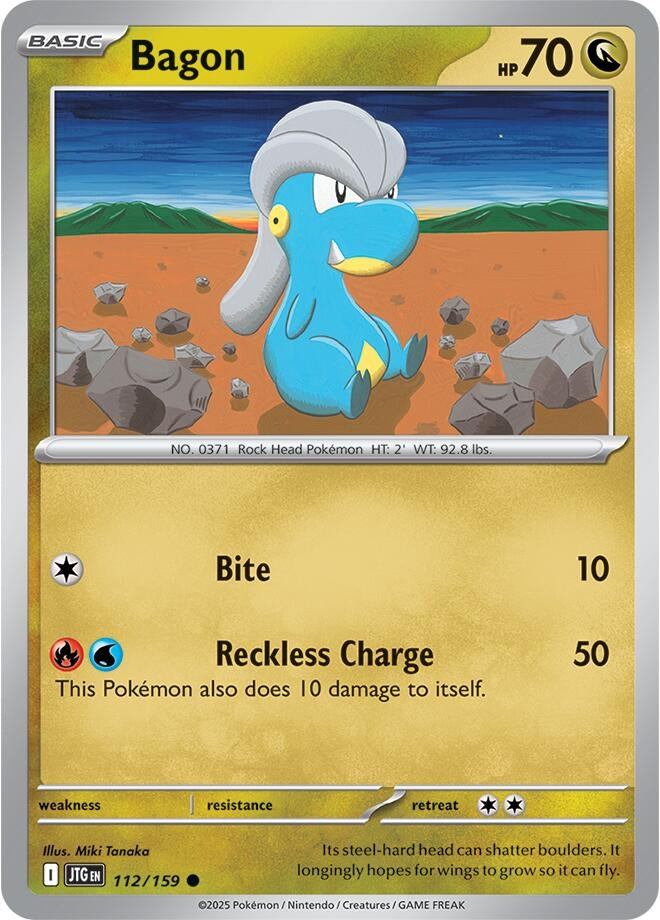 Image for Bagon (SV09: Journey Together) (112/159) - Pokemon