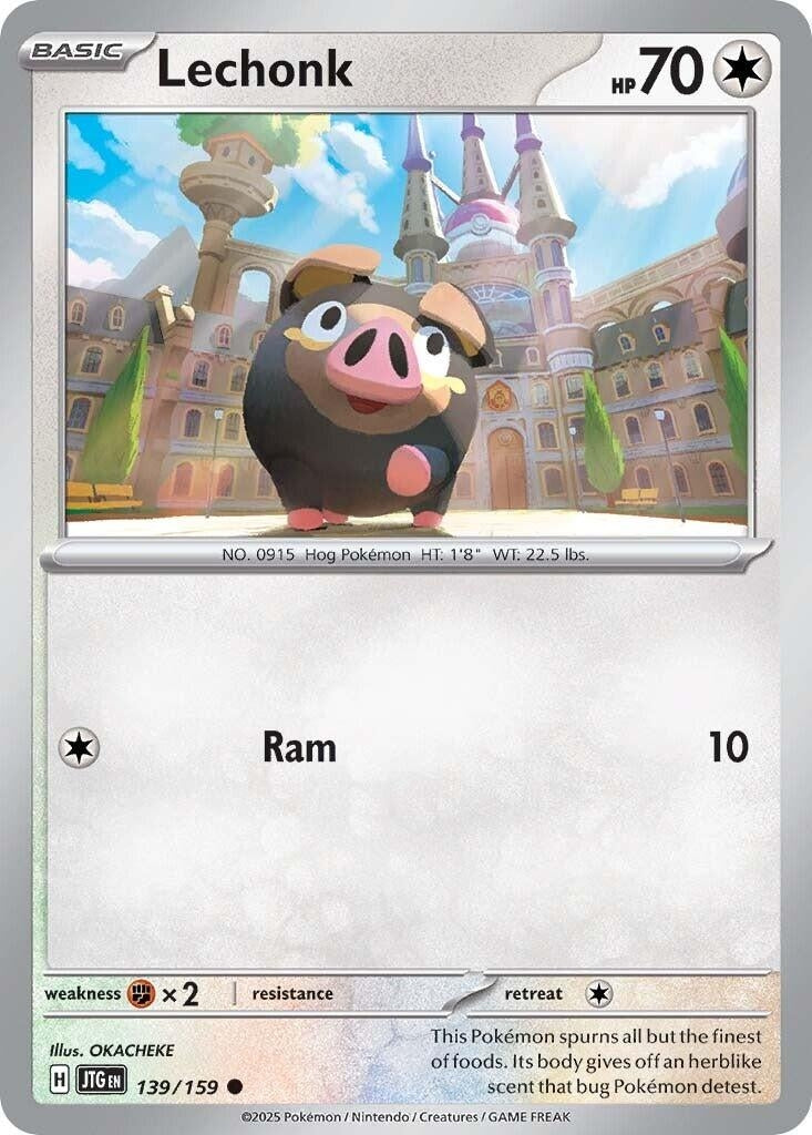 Image for Lechonk (SV09: Journey Together) (139/159) - Pokemon