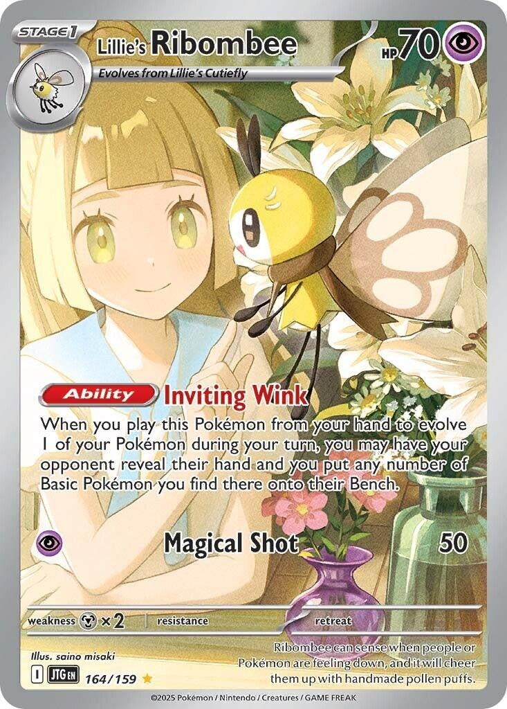 Image for Lillie's Ribombee (SV09: Journey Together) (164/159) - Pokemon