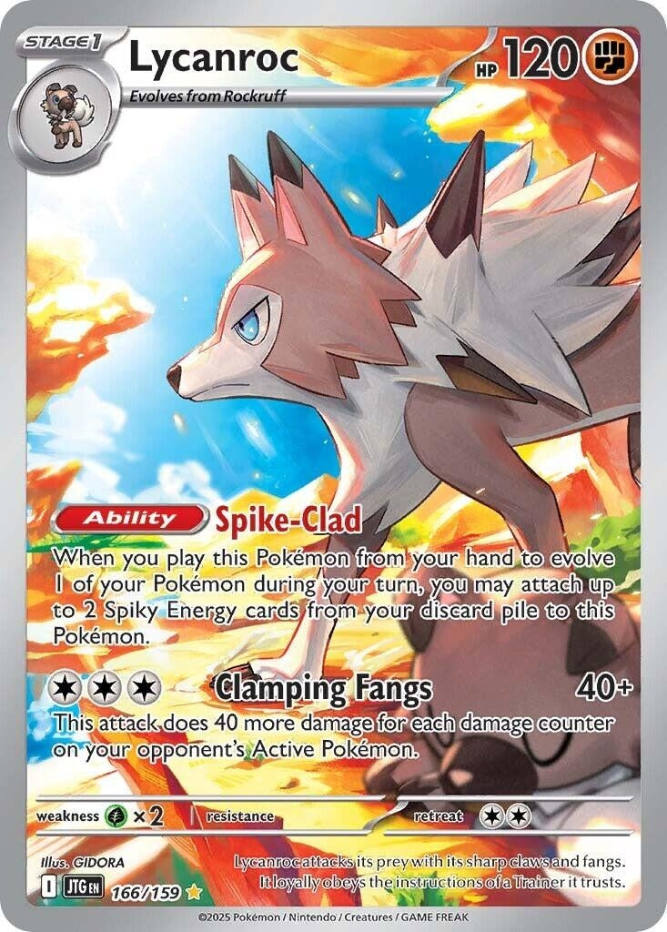 Image for Lycanroc (SV09: Journey Together) (166/159) - Pokemon
