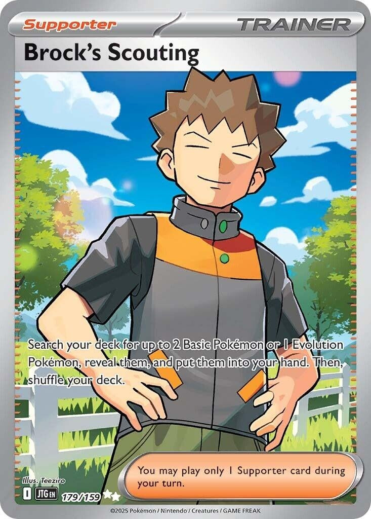 Image for Brock's Scouting (SV09: Journey Together) (179/159) - Pokemon