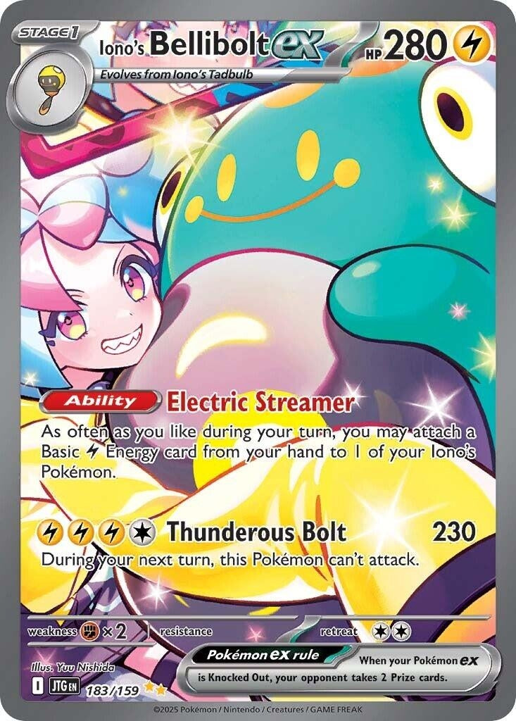 Image for Iono's Bellibolt ex (SV09: Journey Together) (183/159) - Pokemon