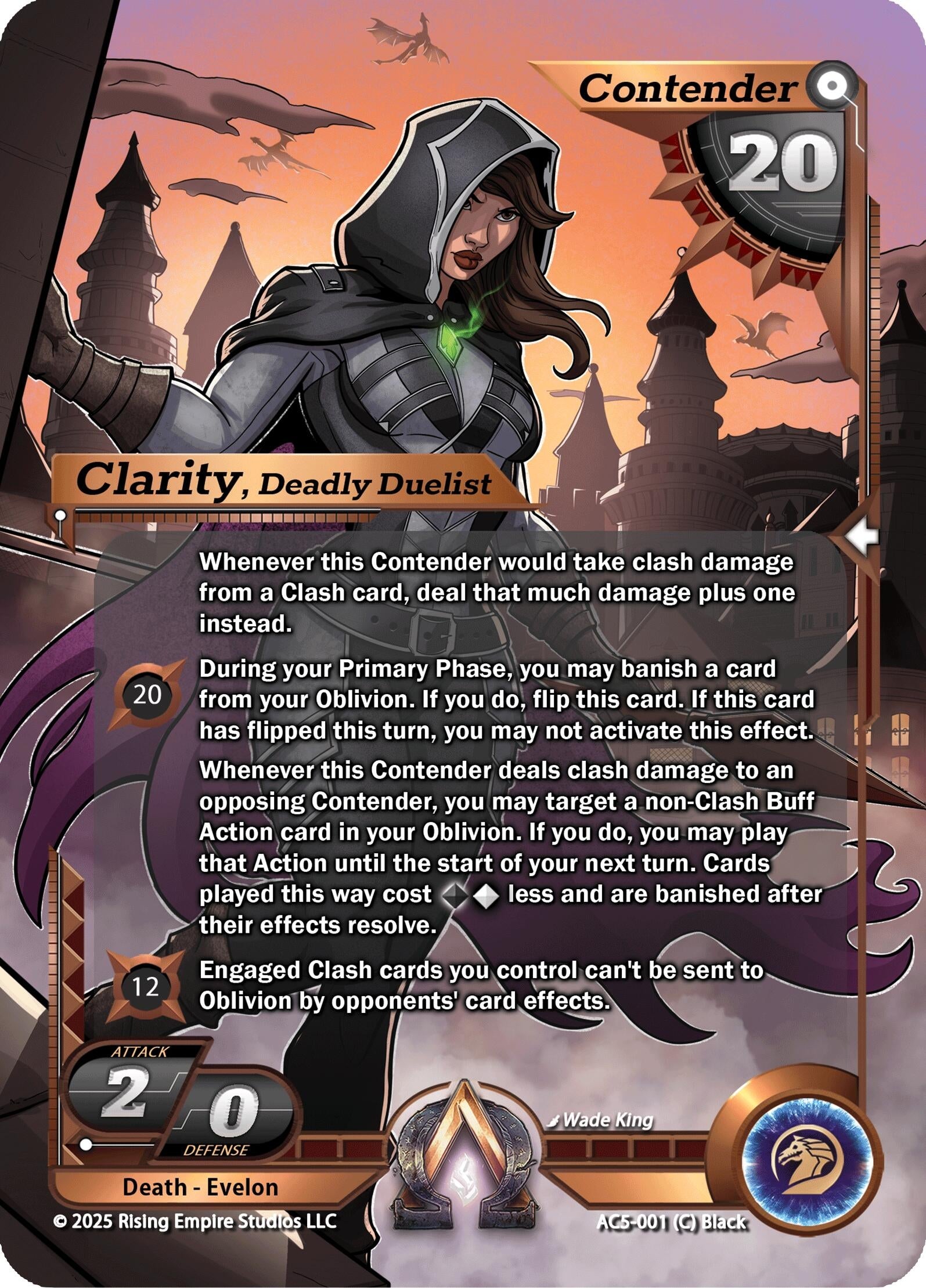 Image for Clarity, Deadly Duelist (Equilibrium) (AC5-001) - Alpha Clash