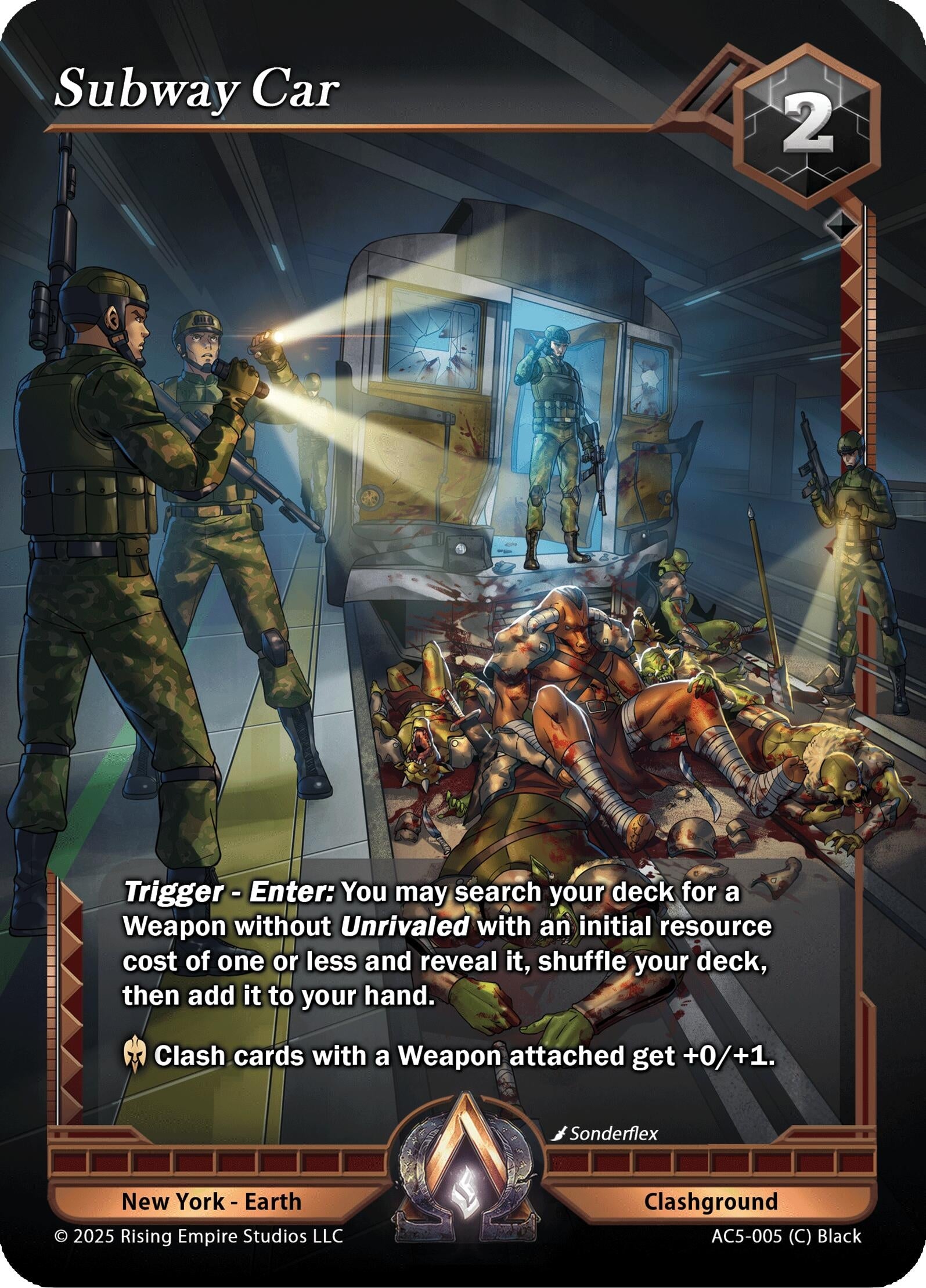 Image for Subway Car (Equilibrium) (AC5-005) - Alpha Clash