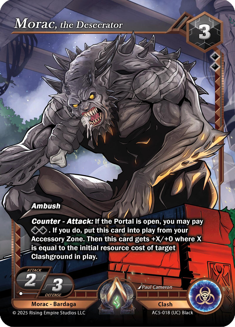 Image for Morac, the Desecrator (Equilibrium) (AC5-018) - Alpha Clash
