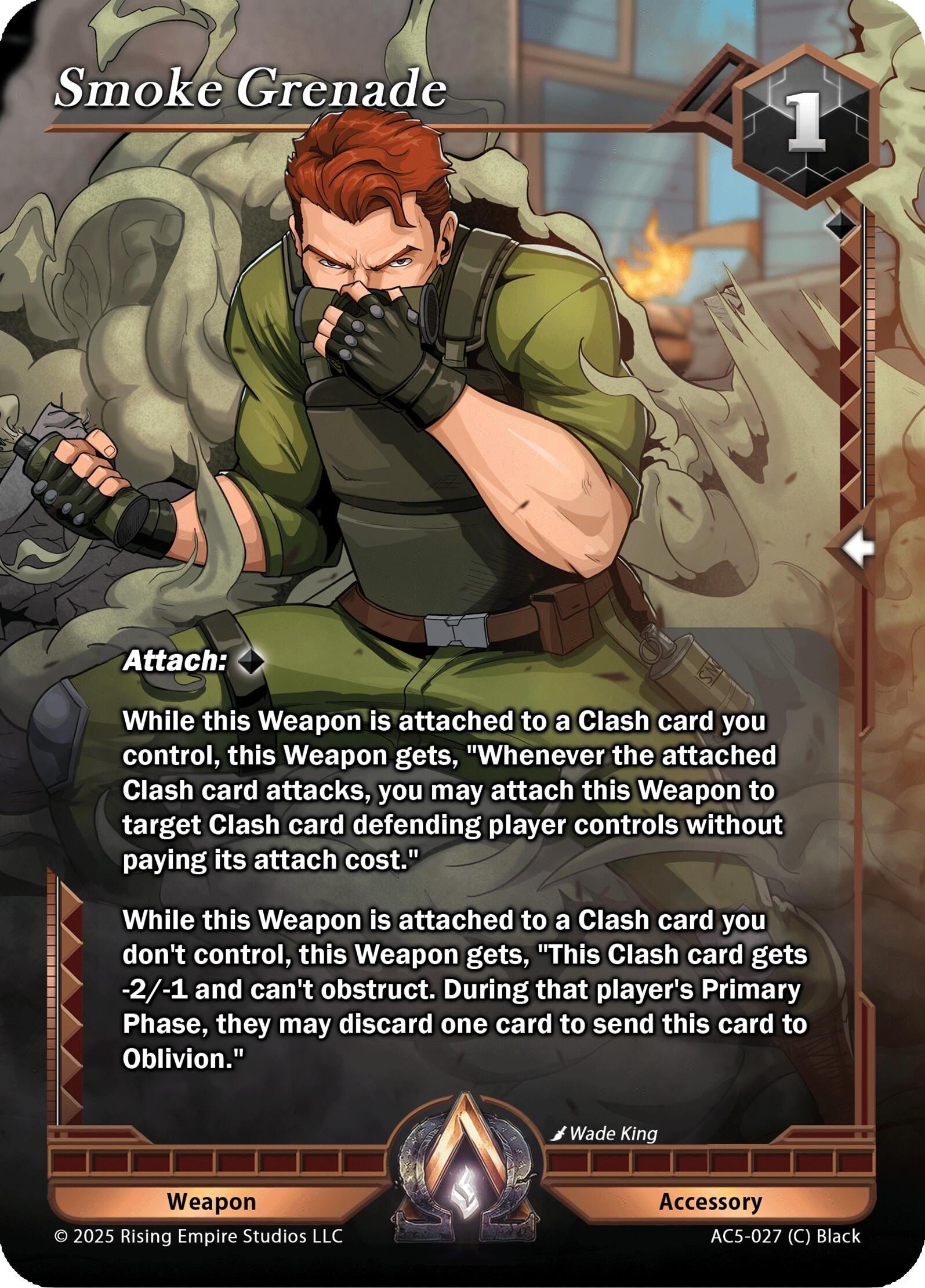 Image for Smoke Grenade (Equilibrium) (AC5-027) - Alpha Clash