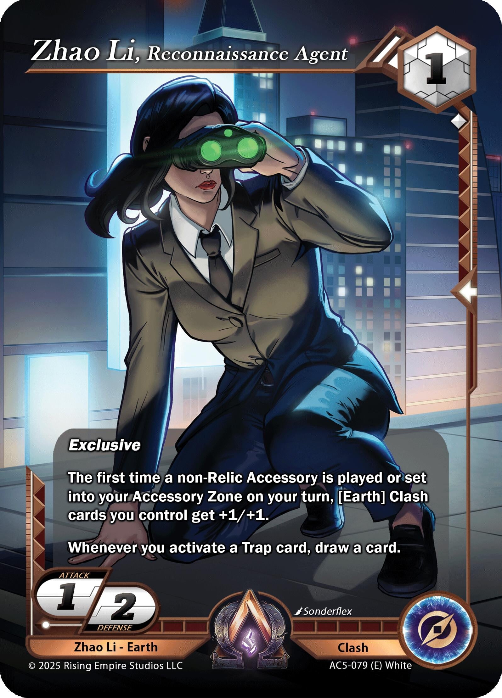 Image for Zhao Li, Reconnaissance Agent (Equilibrium) (AC5-079) - Alpha Clash
