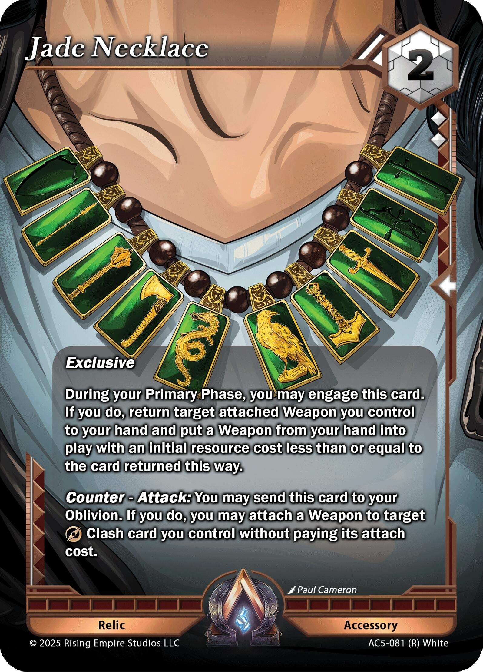 Image for Jade Necklace (Equilibrium) (AC5-081) - Alpha Clash