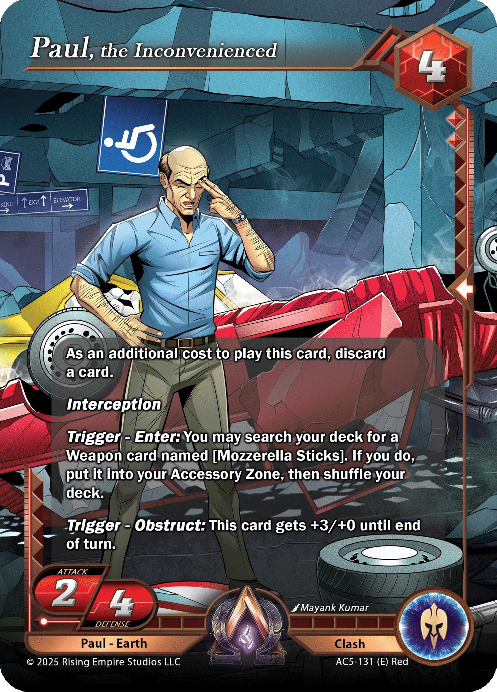 Image for Paul, the Inconvenienced (Equilibrium) (AC5-131) - Alpha Clash
