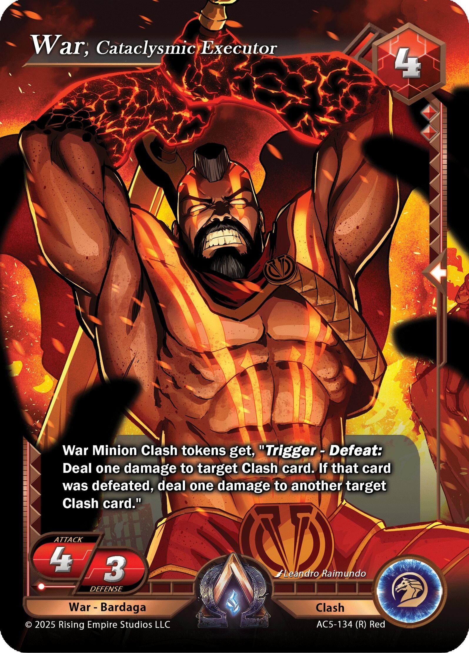 Image for War, Cataclysmic Executor (Equilibrium) (AC5-134) - Alpha Clash