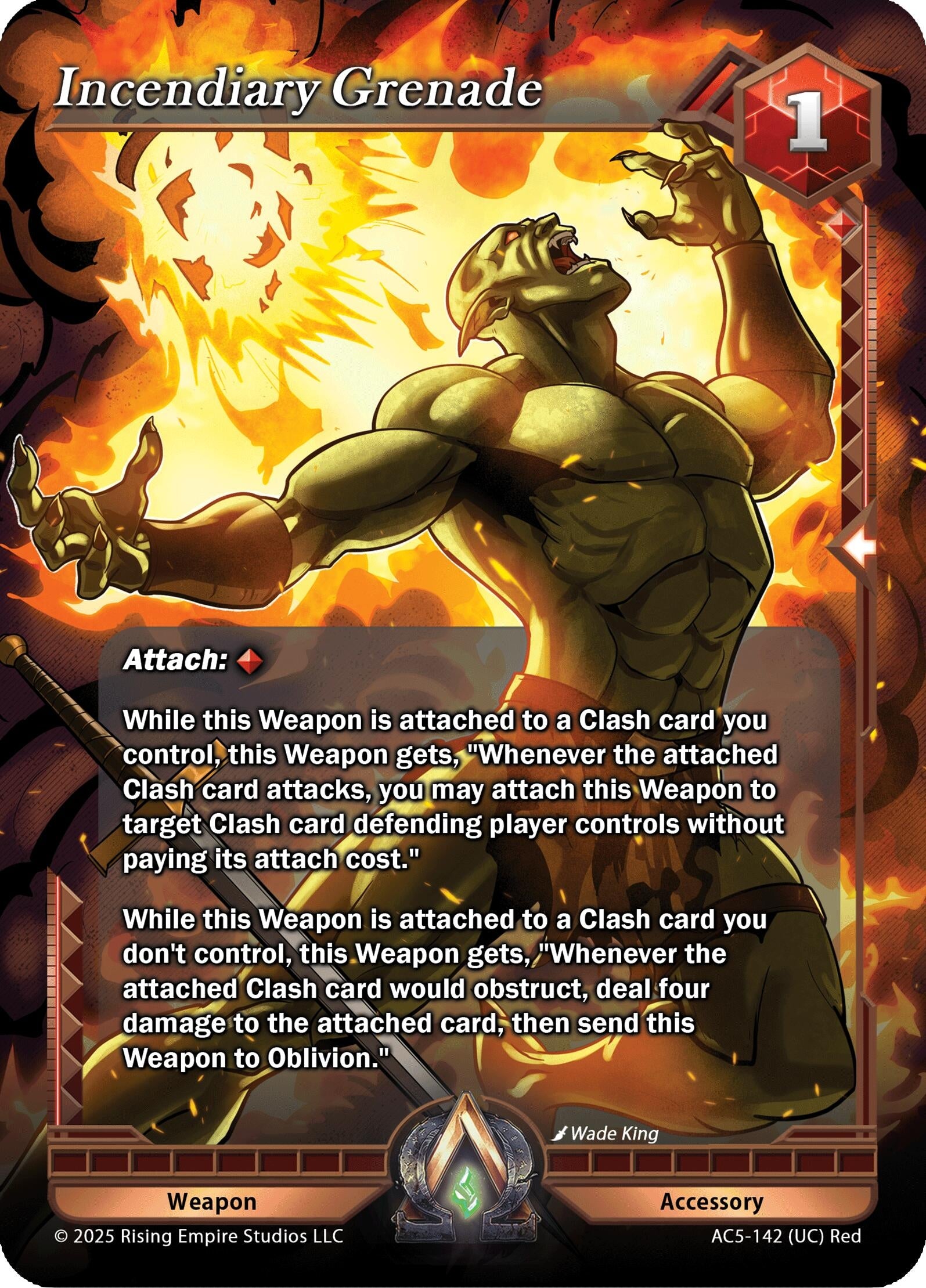 Image for Incendiary Grenade (Equilibrium) (AC5-142) - Alpha Clash