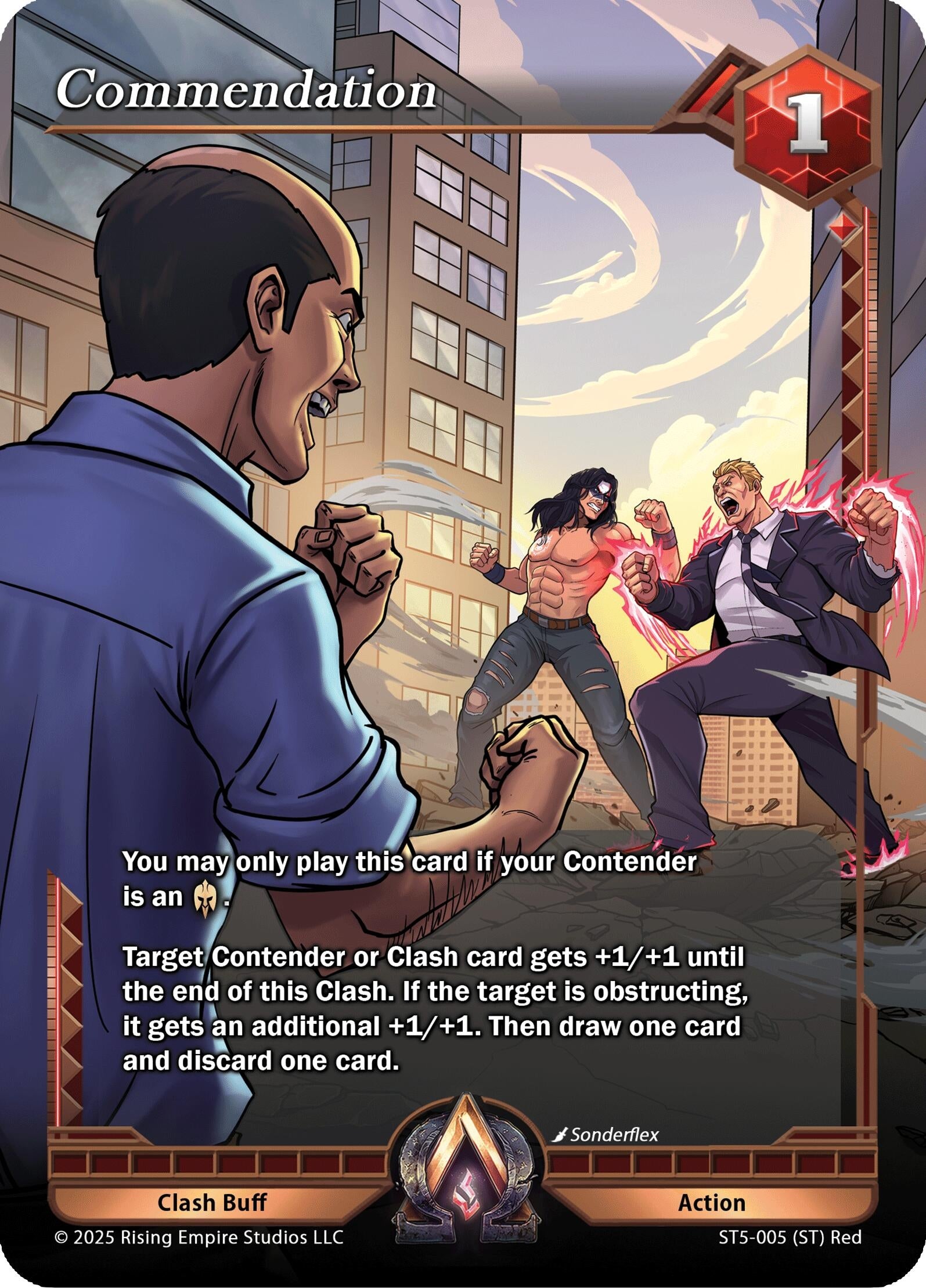 Image for Commendation (Starter Rare) (Equilibrium) (ST5-005) - Alpha Clash