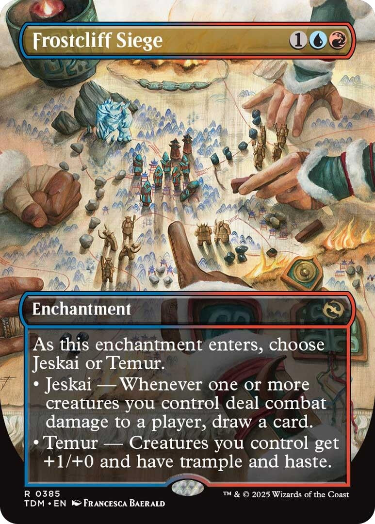 Image for Frostcliff Siege (Borderless) (Tarkir: Dragonstorm) (385) - Magic: The Gathering