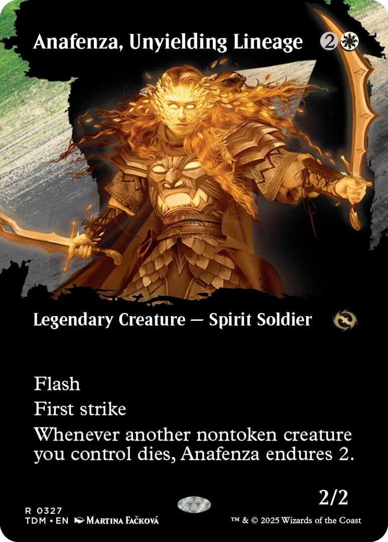 Image for Anafenza, Unyielding Lineage (Borderless) (Tarkir: Dragonstorm) (327) - Magic: The Gathering