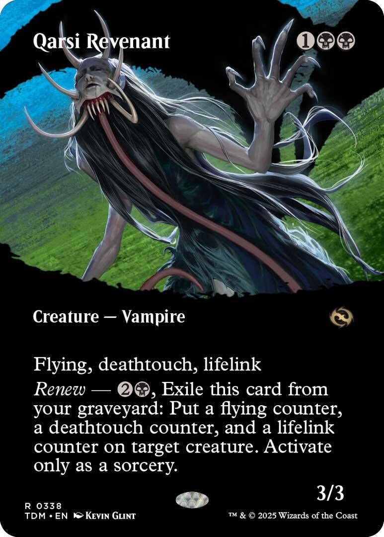 Image for Qarsi Revenant (Borderless) (Tarkir: Dragonstorm) (338) - Magic: The Gathering