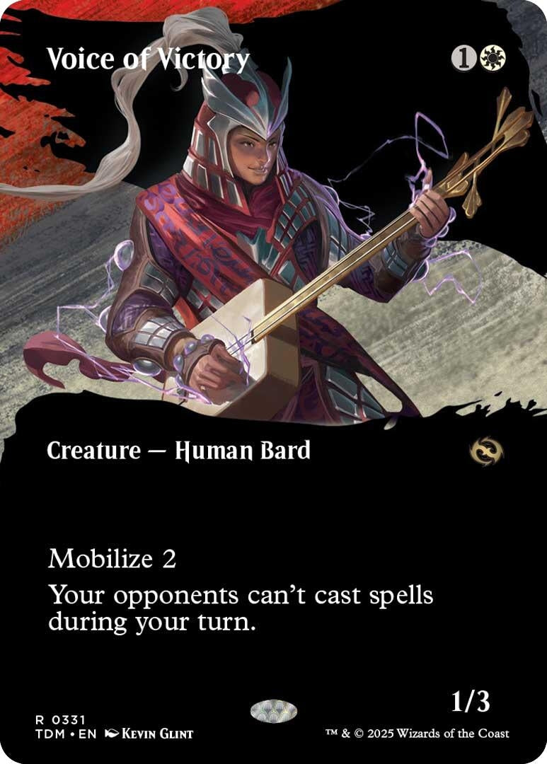 Image for Voice of Victory (Borderless) (Tarkir: Dragonstorm) (331) - Magic: The Gathering
