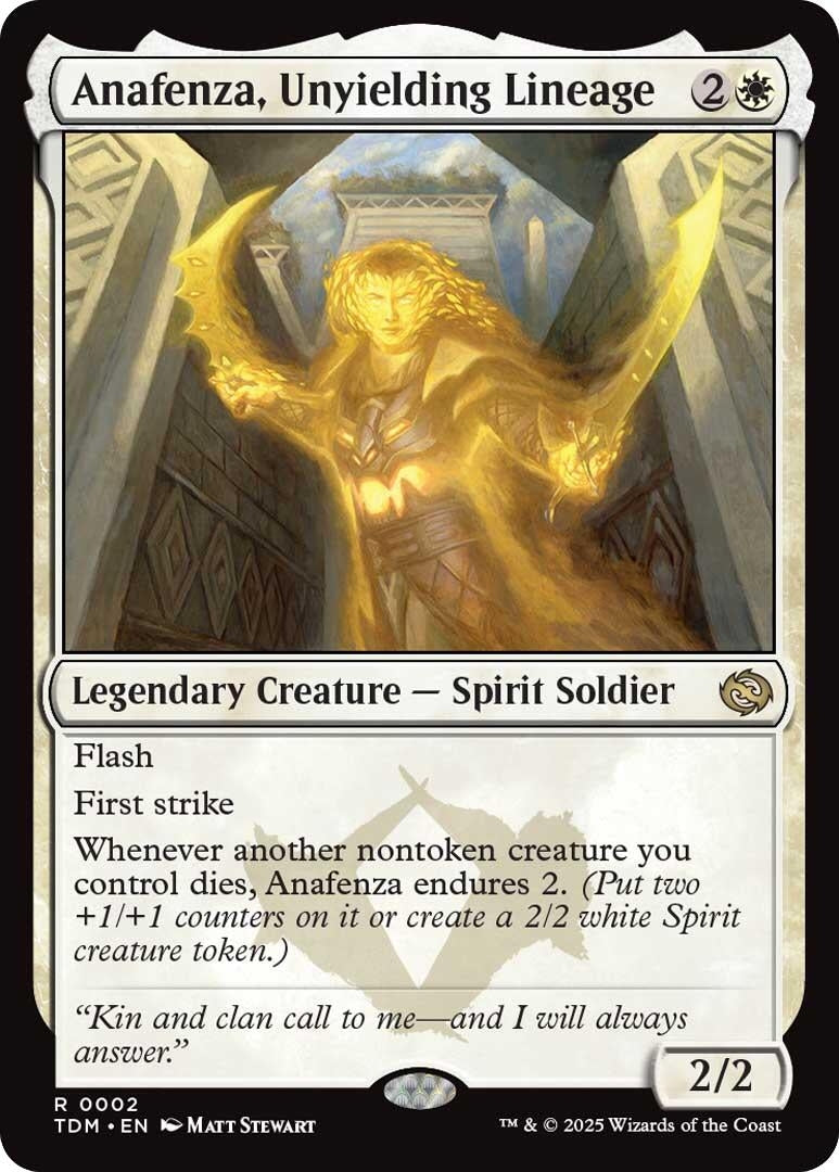 Image for Anafenza, Unyielding Lineage (Tarkir: Dragonstorm) (2) - Magic: The Gathering