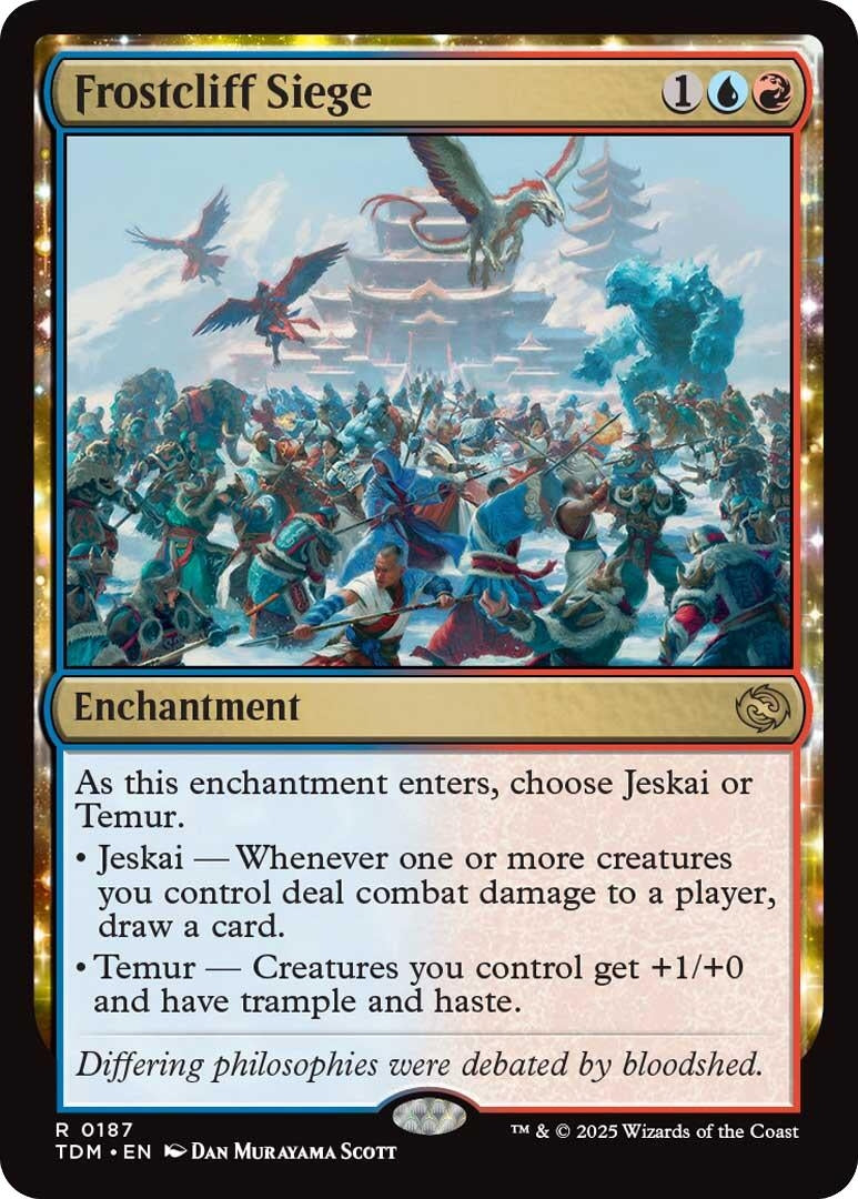Image for Frostcliff Siege (Tarkir: Dragonstorm) (187) - Magic: The Gathering