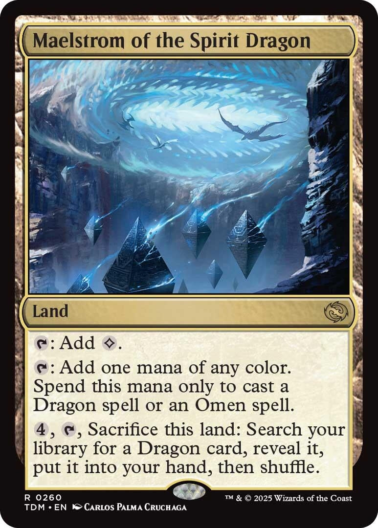 Image for Maelstrom of the Spirit Dragon (Tarkir: Dragonstorm) (260) - Magic: The Gathering