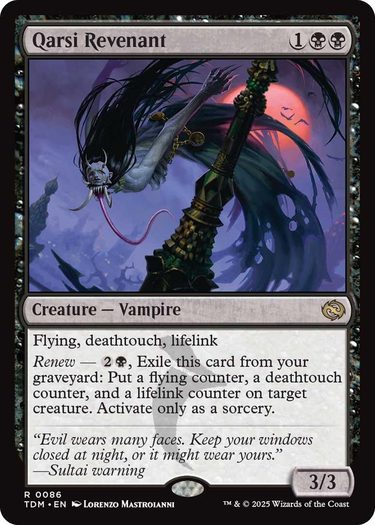 Image for Qarsi Revenant (Tarkir: Dragonstorm) (86) - Magic: The Gathering