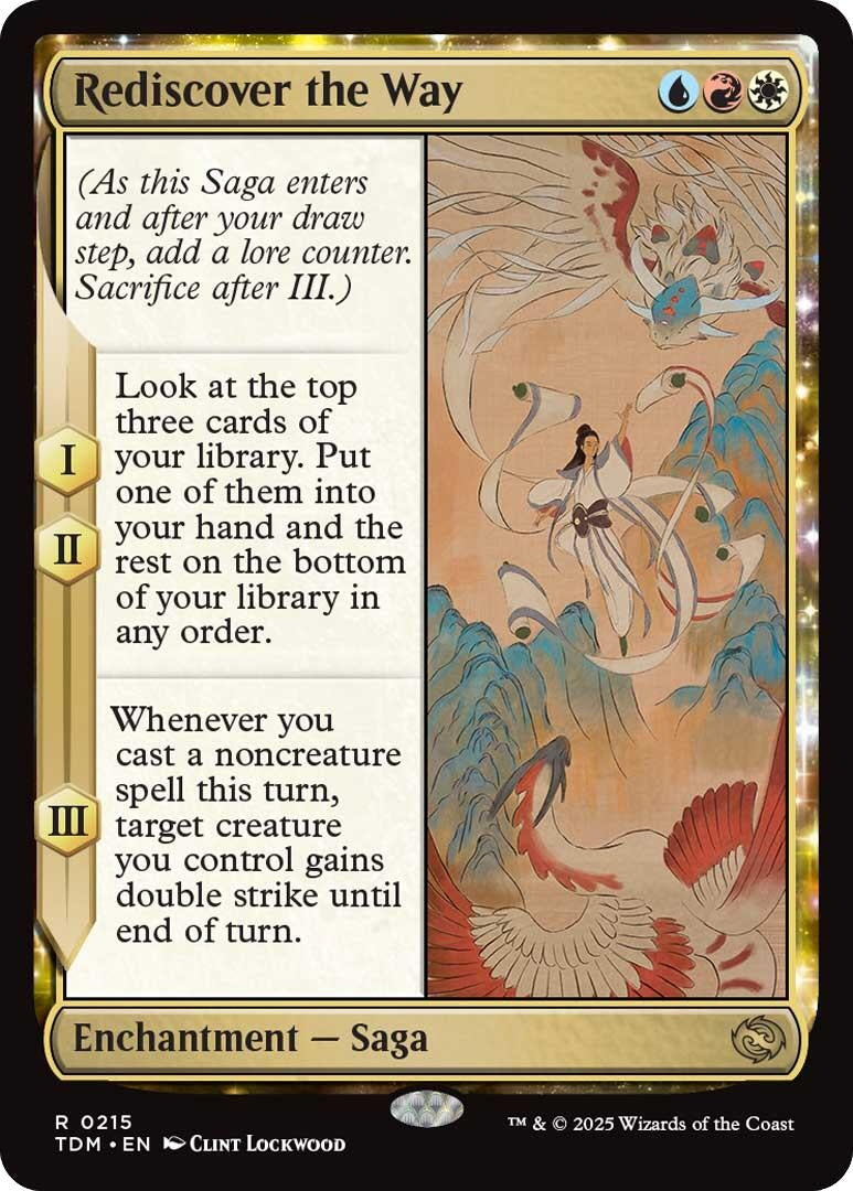 Image for Rediscover the Way (Tarkir: Dragonstorm) (215) - Magic: The Gathering