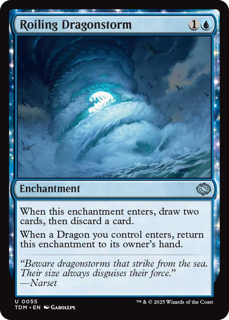 Image for Roiling Dragonstorm (Tarkir: Dragonstorm) (55) - Magic: The Gathering