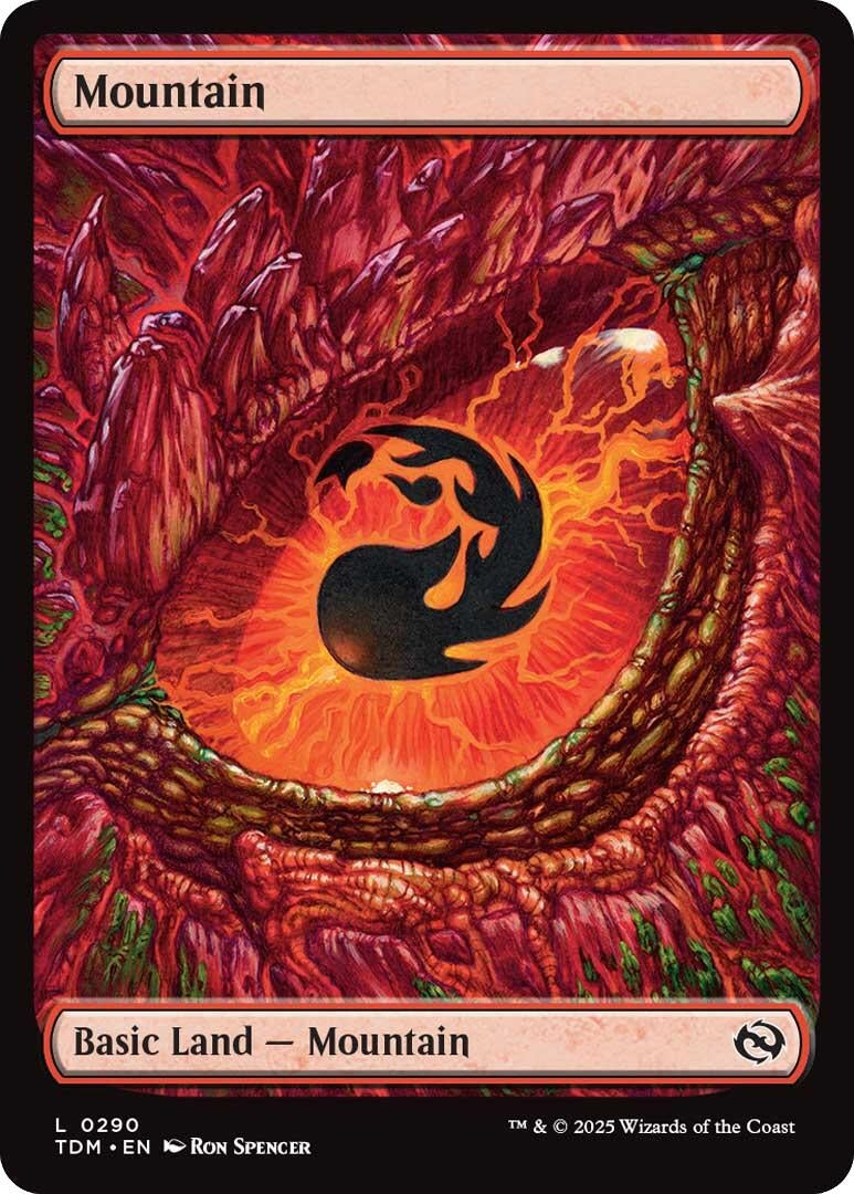 Image for Mountain (0290) (Tarkir: Dragonstorm) (290) - Magic: The Gathering