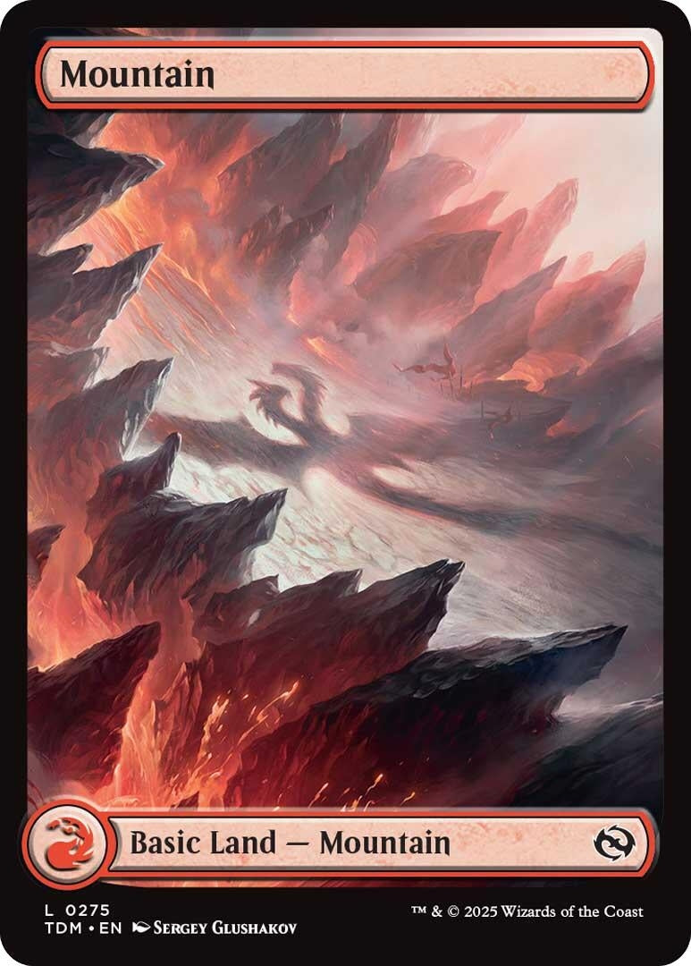 Image for Mountain (0275) (Tarkir: Dragonstorm) (275) - Magic: The Gathering