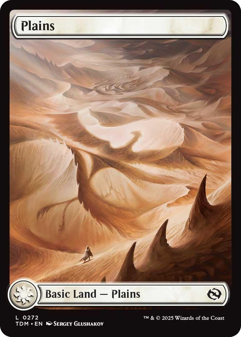 Image for Plains (0272) (Tarkir: Dragonstorm) (272) - Magic: The Gathering
