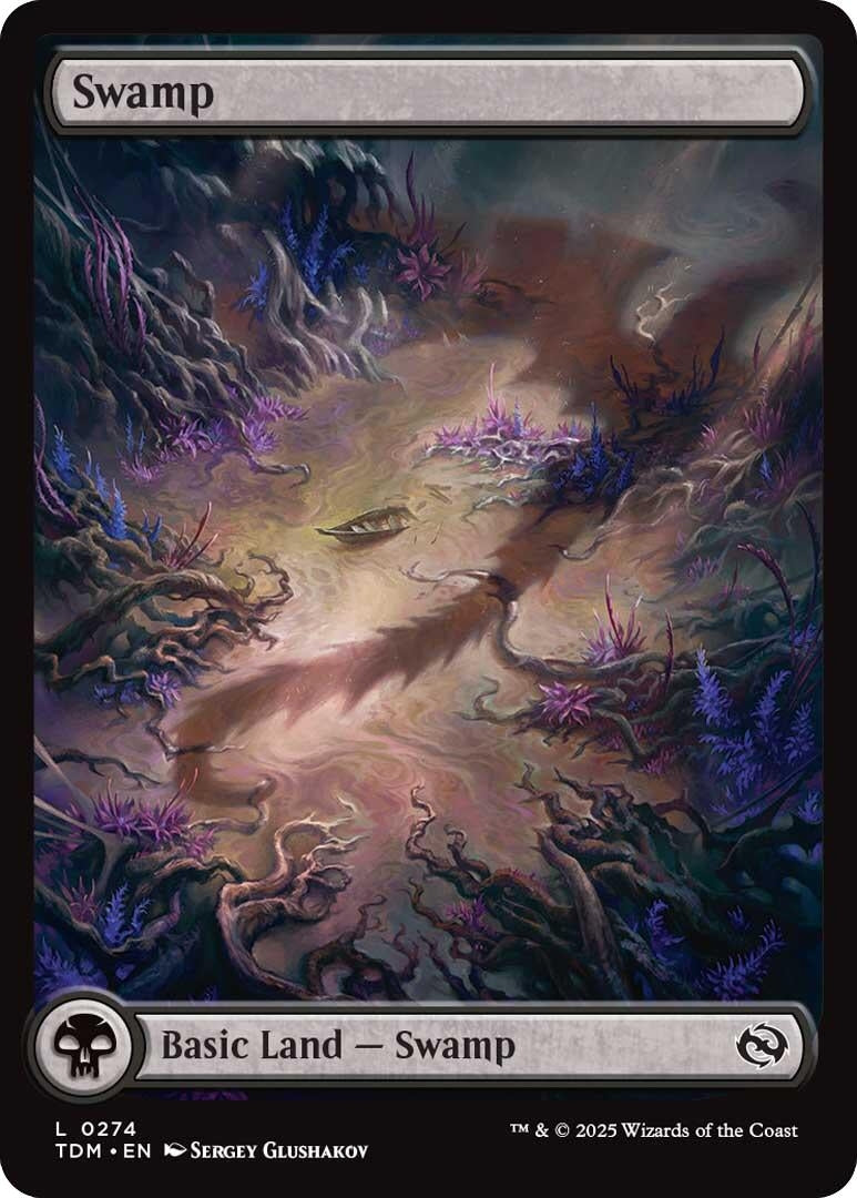 Image for Swamp (0274) (Tarkir: Dragonstorm) (274) - Magic: The Gathering