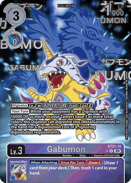Image for Gabumon (Rare Pull) (ST-21) (ST21-10 R) - Digimon Card Game