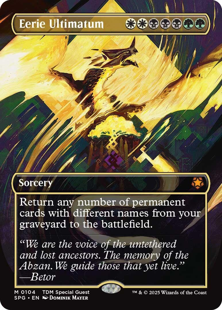 Image for Eerie Ultimatum (Borderless) (Special Guests) (104) - Magic: The Gathering