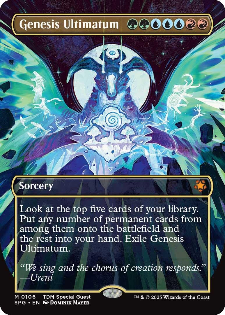 Image for Genesis Ultimatum (Borderless) (Special Guests) (106) - Magic: The Gathering
