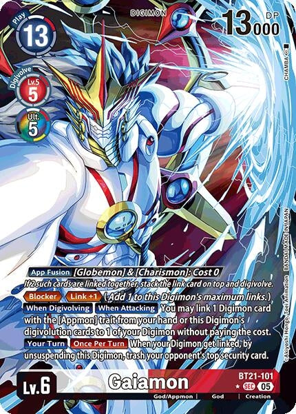 Image for Gaiamon (Alternate Art) (BT21) (BT21-101 SEC) - Digimon Card Game