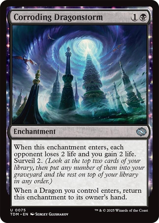 Image for Corroding Dragonstorm (Tarkir: Dragonstorm) (75) - Magic: The Gathering